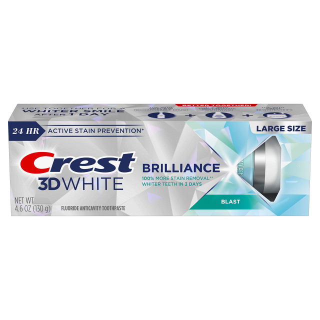 Crest 3DWhite Brilliance Whitening Toothpaste, Blast - Main image