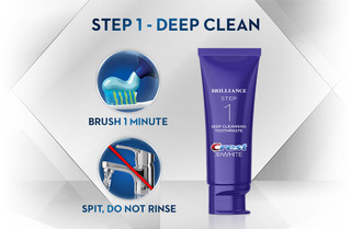 Crest 3D White Brilliance 2 Step Toothpaste - View 3