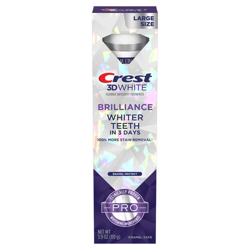 Crest 3D White Brilliance Pro Enamel Protect Toothpaste - Main image
