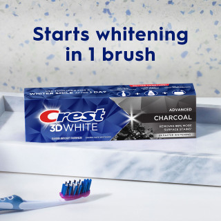Crest 3DWhite Whitening Toothpaste, Advanced Charcoal - View 3