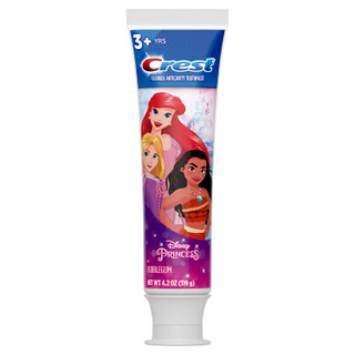 Crest Kids Toothpaste with Fluoride, Disney Princess, Bubblegum Flavor, 4.2oz,