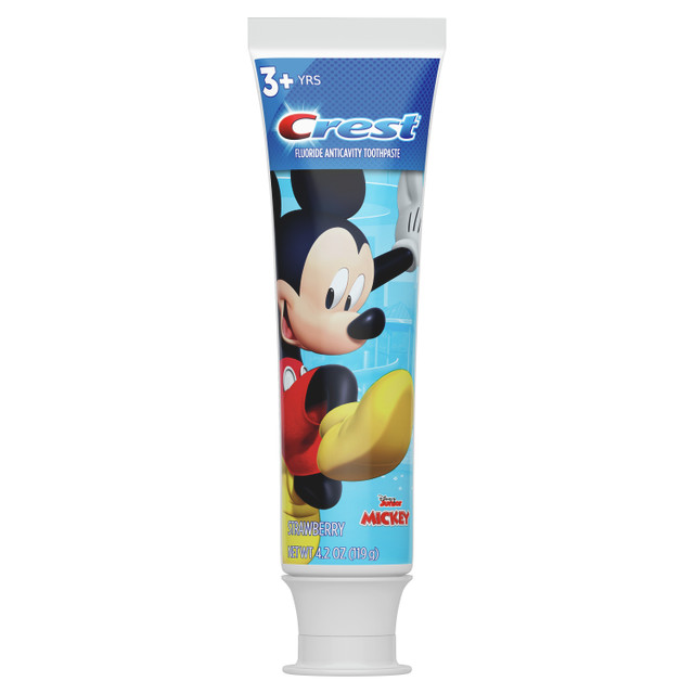 Crest Kids Toothpaste with Fluoride, Mickey, Strawberry Flavor, 4.2oz, 3+