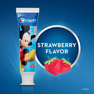 Crest Kids Toothpaste with Fluoride, Mickey, Strawberry Flavor, 4.2oz, 3+ - View 5