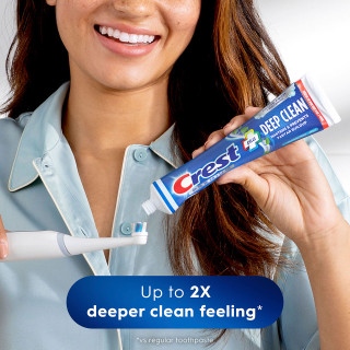Crest Premium Plus Deep Clean Toothpaste, Foaming Mint - View 3