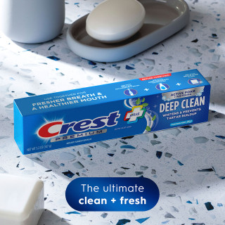 Crest Premium Plus Deep Clean Toothpaste, Foaming Mint - View 6