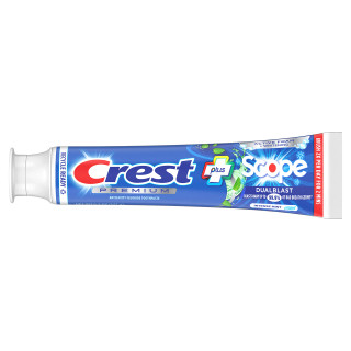 Crest Premium Plus Scope Dual Blast Toothpaste, Intense Mint - View 2