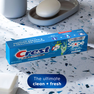 Crest Premium Plus Scope Dual Blast Toothpaste, Intense Mint - View 6